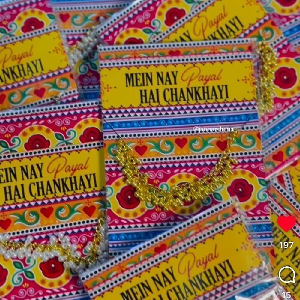 WEDDING FAVOR ANKLETS MEHNDI HALDI MAYOON SANGEET PAKISTANI INDIAN HANDMADE - Picture 6 of 7